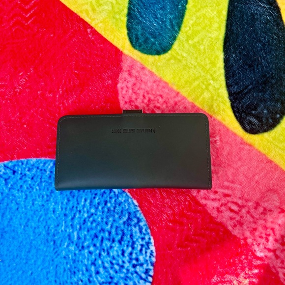 Portland Leather Modified Triangle Bag Cowboy Blue and Bifold Wallet - Picture 14 of 15